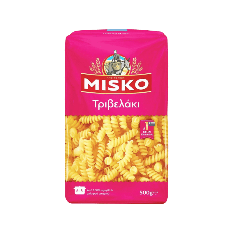 Trivelaki Nudeln (500g) Misko von Misko bei Araxxon  - Hochwertiges griechisches Produkt.   Trivelaki Nudeln (500g) Misko από Misko στο Araxxon  - Αυθεντικό ελληνικό προϊόν.
